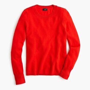 J. Crew Everyday Cashmere Crewneck Sweater Red